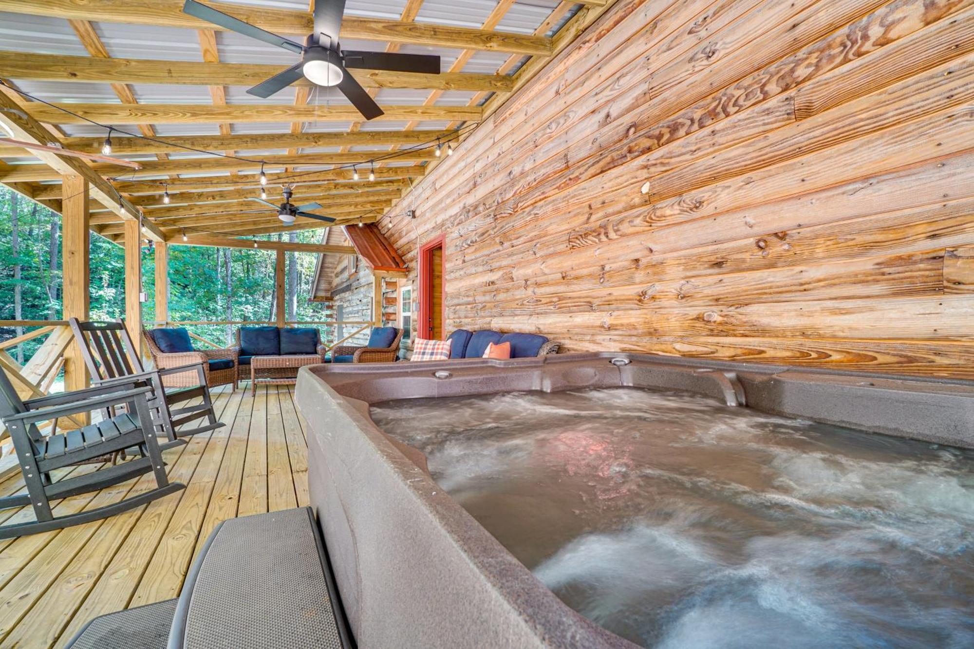 Вілла North Georgia Mtn Escape With Hot Tub And Games! Sautee Nacoochee Екстер'єр фото